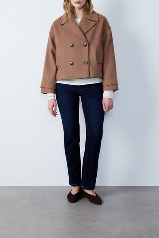 Veste en laine Essentiel - Marron