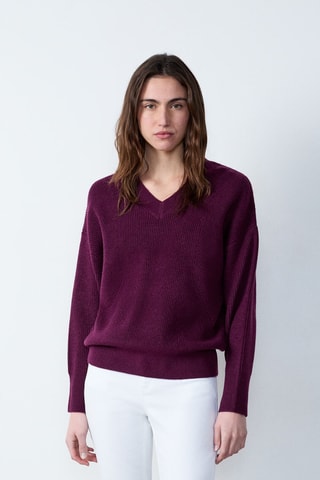 Pull Marche Aux Fleurs - Violet