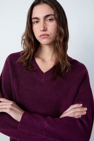 Pull Marche Aux Fleurs - Violet