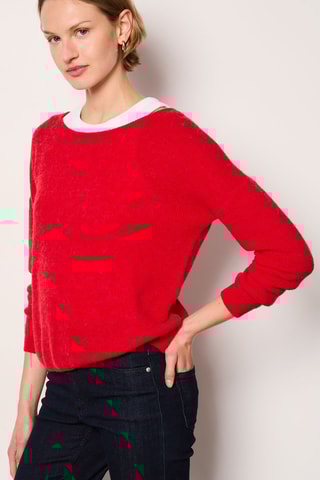 Pull en laine Essentiel - Rouge