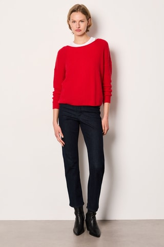 Pull en laine Essentiel - Rouge