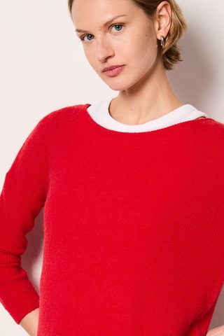 Pull en laine Essentiel - Rouge