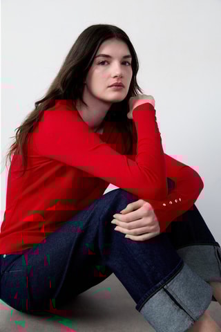 Sous-pull Essentiel - Rouge