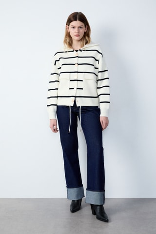 Gilet à capuche RDV au studio - Blanc