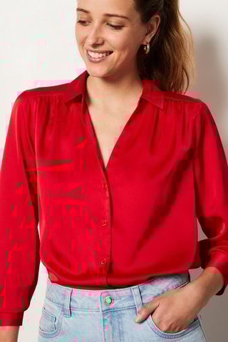 Chemisier Essentiel - Rouge