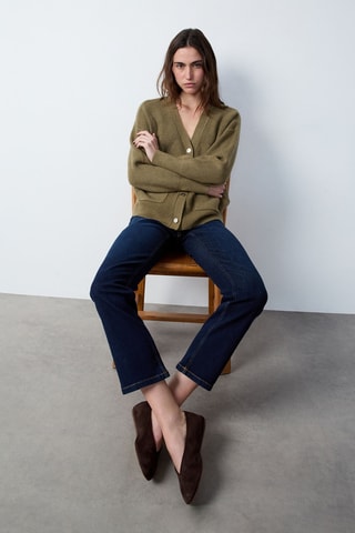 Gilet Marche aux Fleurs - Kaki