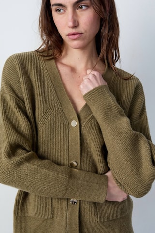 Gilet Marche aux Fleurs - Kaki