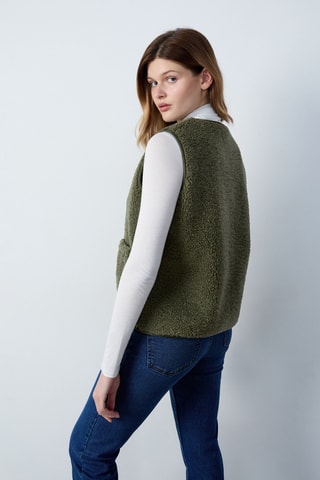 Veste sans manches Essentiel - Kaki