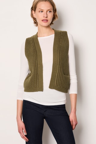 Gilet sans manches Essentiel - Kaki
