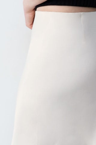 Jupe midi Essentiel - Ecru