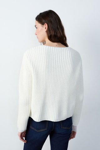 Gilet Marche Aux Fleurs - Blanc