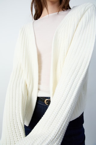 Gilet Marche Aux Fleurs - Blanc