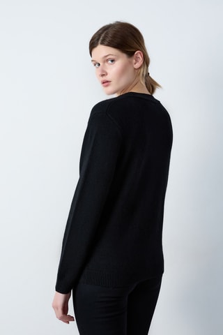 Gilet en laine Essentiel - Noir