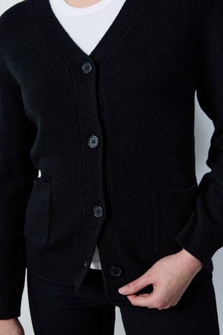 Gilet en laine Essentiel - Noir