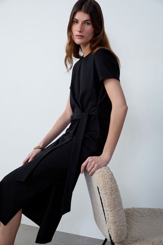 Robe midi Indispensables - Noir