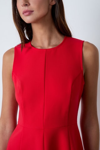 Robe patineuse On The Guest Liste - Rouge