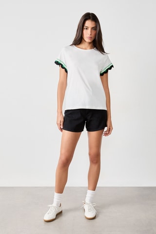 T-shirt Craty Retreat - Blanc