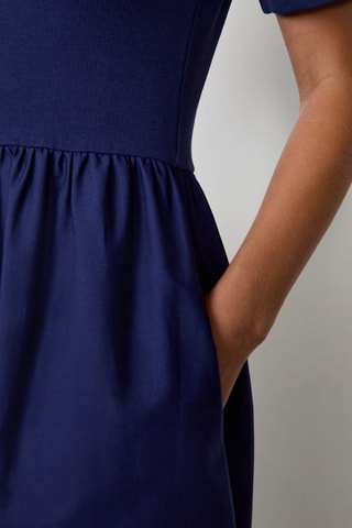 Robe trompe-l’œil Coastal Cowgirl - Bleu marine