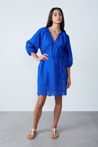 Robe droite Mordern Gypset - Bleu roi