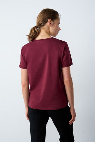 T-shirt Abstract Poetry - Bordeaux