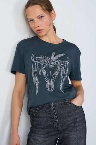 T-shirt Cowboy - bleu marine