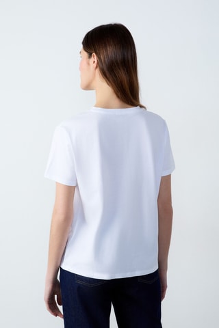T-shirt Afternoon Light - Blanc