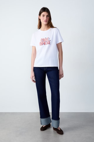 T-shirt Afternoon Light - Blanc