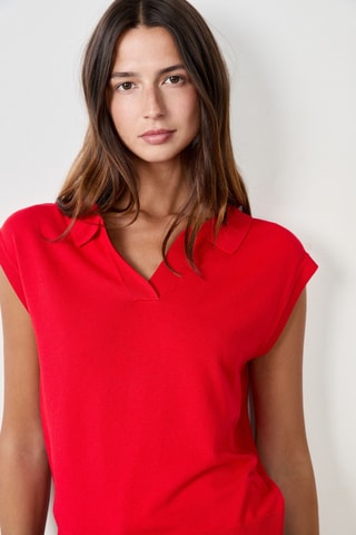 Blouse sans manches Indispensables - Rouge