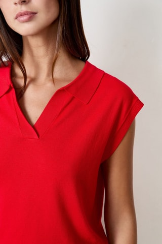 Blouse sans manches Indispensables - Rouge
