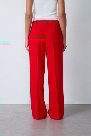 Pantalon On The Guest Liste - Rouge