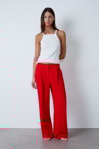 Pantalon On The Guest Liste - Rouge