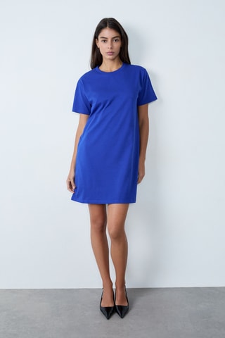 Robe t-shirt Mordern Gypset - Bleu cobalt