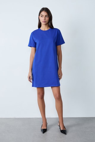 Robe t-shirt Mordern Gypset - Bleu cobalt