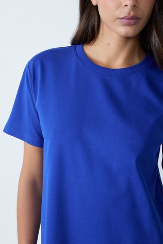 Robe t-shirt Mordern Gypset - Bleu cobalt