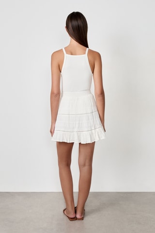 Jupe patineuse Coastal cowgirl - Blanc