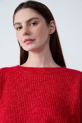 Pull Boulevard beaumarchais - Rouge chiné