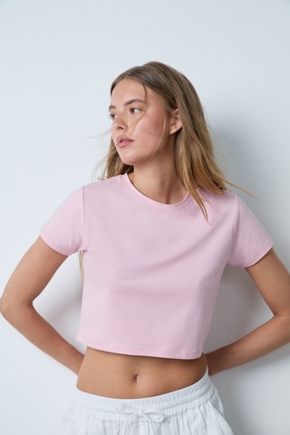 Crop top Vintage St Tropez - Rose