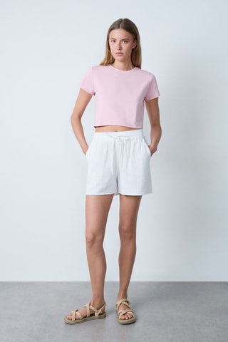 Crop top Vintage St Tropez - Rose
