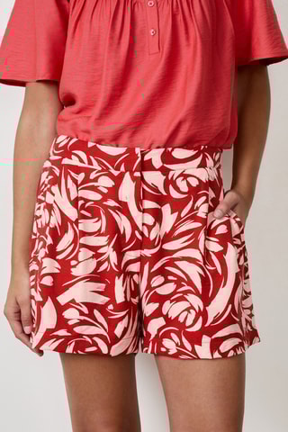 Short Capsule Vacance - Rouge et rose
