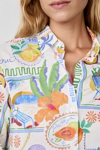 Chemisier Craty Retreat - Ecru