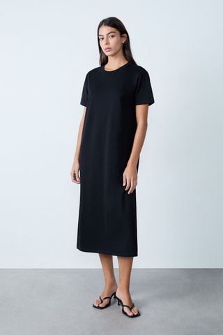 Robe midi Indispensables - Bleu marine