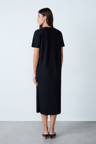 Robe midi Indispensables - Bleu marine