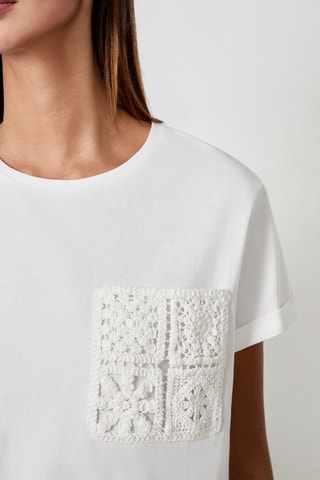 T-shirt Craty Retreat - Blanc