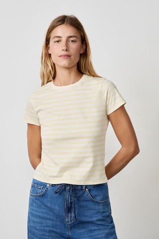 T-shirt Vintage St Tropez - Jaune