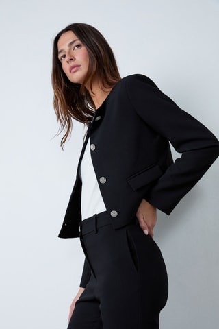 Veste courte On the guest liste - Noir