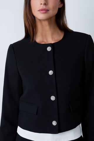 Veste courte On the guest liste - Noir