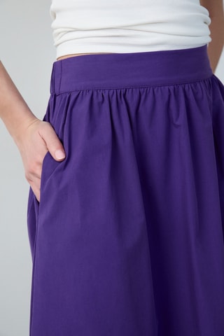 Jupe midi Afternoon Light - Violet