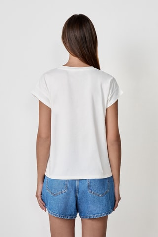 T-shirt Craty Retreat - Blanc