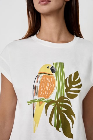 T-shirt Craty Retreat - Blanc