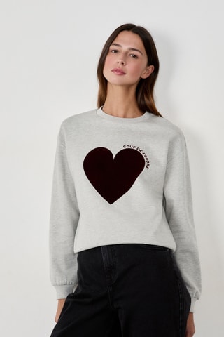 Sweat Indispensables - Gris clair